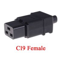 Universal 250V 16A IEC320 C20 C19 AC Electrical Power Cable Cord Connector UPS PDU Removable Wiring Socket Plug 3500W