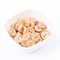 Round Wooden Buttons For Handmade Accessories  Sewing Clothing Decoration Scrapbooking Crafts DIY 12mm 30pcs MT0576-FD Haberdashery