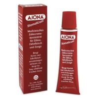 AJONA TOOTHPASTE  ยาสีฟัน เยอรมัน แท้ อโจนา เข้มข้นมาก ลดกลิ่นปากและหินปูนขนาด25ml.(ขนาดปกติ) Expiry:05/2024