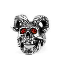 Rings Red Eyes Skull