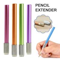 Pencil Extender Art Supplies Metal Pencil Sleeve Extender Rod Color F1N0