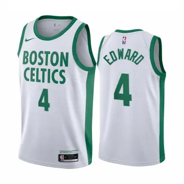 Men's Boston Celtics Jayson Tatum #0 Nike White 2021-22 75th Anniversary  Jersey-Classic Edition