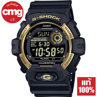 Casio G-Shock นาฬิกาข้อมือผู้ชาย สีดำทอง รุ่น G-8900GB-1 ของแท้ ประกัน CMG