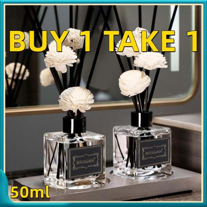 【BUY 1 TAKE 1】Reed Diffuser Dried Flowers Fragrance FireFree Aroma