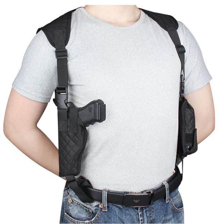 concealed-tactical-shoulder-holster-adjustable-vertical-holster-with-2-mag-pouch-for-glock-19-17-9mm