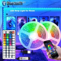 LED Lights for Room LED 1-5m 10m 15m 20m 30m LED Strip Light SMD5050 RGB Tape Bluetooth Neon Lights Bedroom Decoration Luces Led