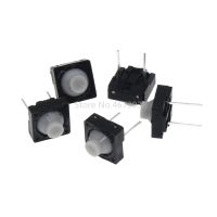 ✢✒ 10pcs Touch switch 8x8x5 Pin 5H Silica Gel Silent Button 8x8x5MM Two Feet Pin Conductive Silicone Button switch 2pin 8x8x5 mm