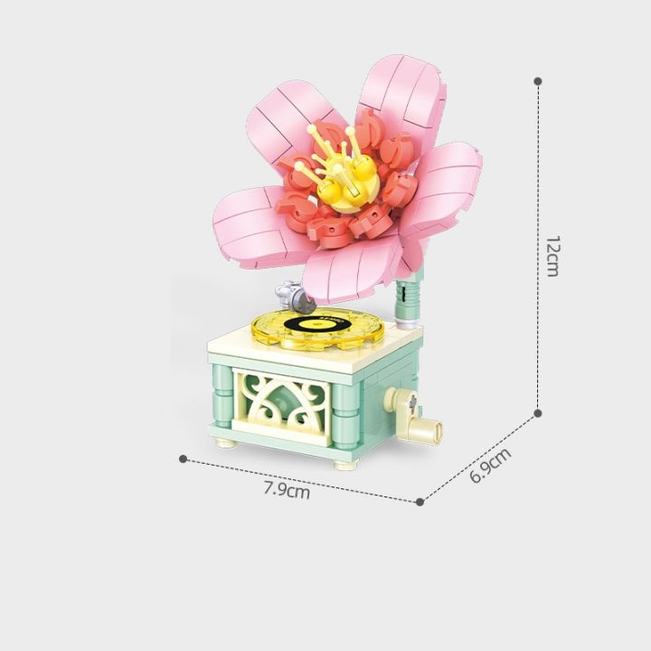 creative-and-interesting-vintage-camera-phone-flower-bonsai-desktop-decoration-building-blocks-bricks-toys-gifts