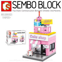 บล็อกตัวต่อร้านค้า SEMBO BLOCK SD6031 จำนวน 114 ชิ้น