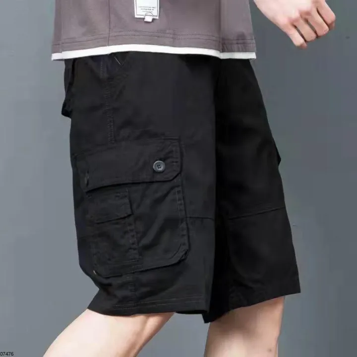 plain six pocket cargo shorts with belt#17910 | Lazada PH