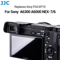 ถ้วยเลนส์ใกล้ตานุ่ม JJC สำหรับ SONY A6300 A6100 A6000 NEX-6 NEX-7แทนที่ Eyecup FDA-EP10 Dslr FDA-EV1S ช่องมองภาพแบบอิเล็กทรอนิกส์