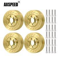 AXSPEED 2pcs Brass Internal Counterweight Balance Weight for RC  Car 1.9 2.2 inch Wheel Rim TRX4 Axial SCX10 Wraith Accessories