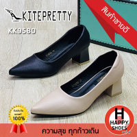 ?ส่งเร็ว?ส่งด่วน?สินค้าใหม่✨รองเท้าส้นสูงหญิง KITEPRETTY รุ่น KK9580 ส้น 2 นิ้ว The charm is you สวย สวมใส่สบาย ทรงสวย