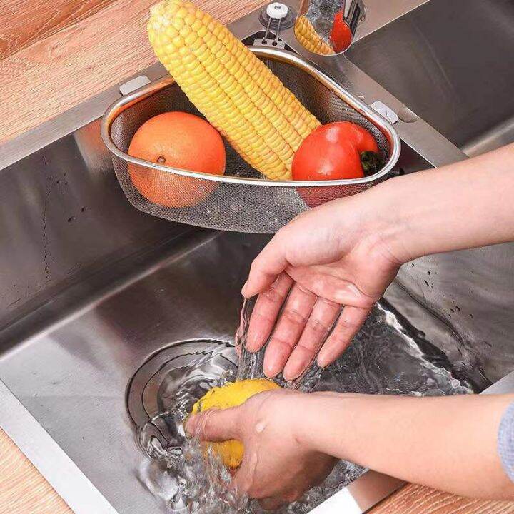 cc-sink-drain-basket-food-vegetables-filter-storage-shelf-rack-drainier