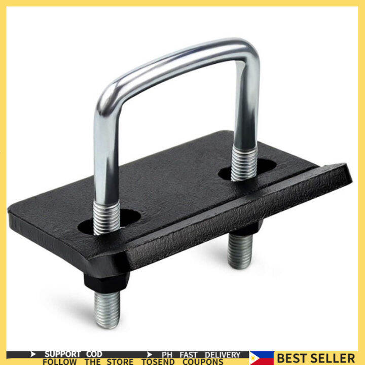 Heavyduty steel trailer towing hitch tightener antirattle stabilizer