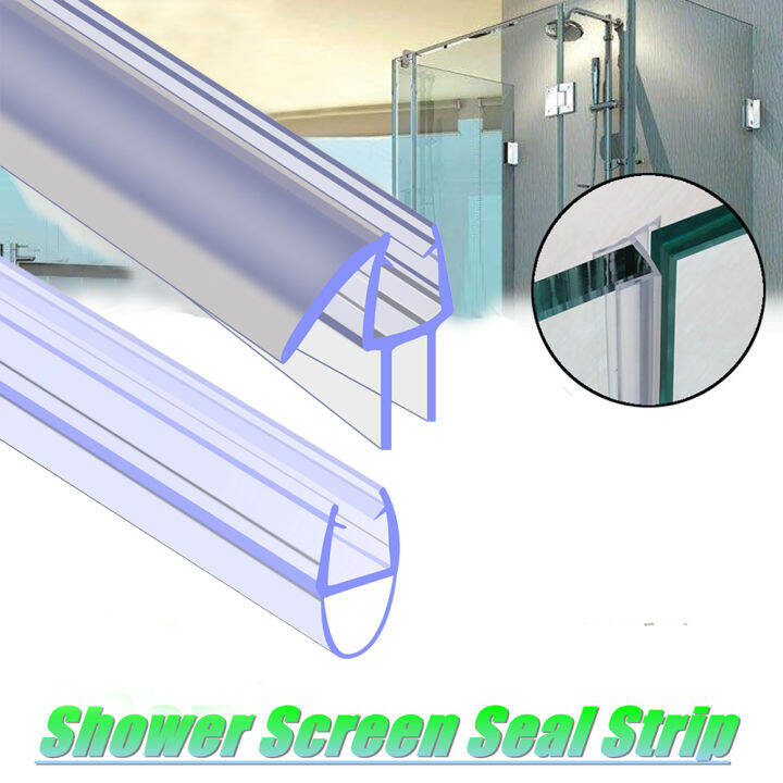 CUCER Bath Shower Screen Door Seal Strip 4 to 12mm Seal Gap Window Door