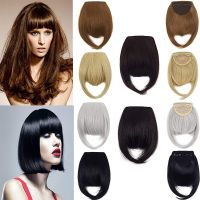 【hot】 Bangs Hair Extensions for Synthetic Flat Clip on Fringe Fashion Clip-in Extension