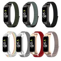 สายรัดไนลอนสำหรับเล่นกีฬาเหมาะสำหรับ Samsung Galaxy Fit สายข้อมือสำหรับเปลี่ยนแบบ2 SM-R220สมาร์ทวอท์ชเหมาะสำหรับ Samsung Galaxy Fit คอร์เรีย2 R220