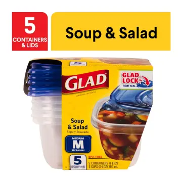 GladWare Entre Food Storage Containers with Glad Lock Tight Seal, BPA Free