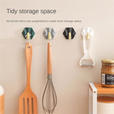 【YF】 Without Drilling Key Storage Hanger Household Behind-door Cloth Hook Tools Strong Self Adhesive