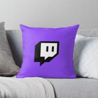 {fabric sofa} Twitch Tv LogoNew การพิมพ์โยนปลอกหมอนตกแต่งโซฟาแฟชั่นแฟชั่นปลอกหมอนห้องนอนรวม