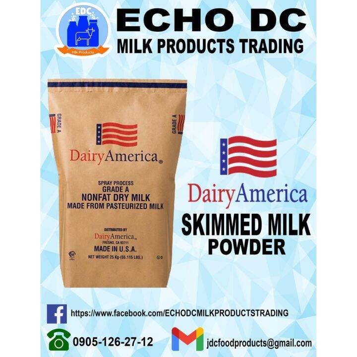 DAIRY AMERICA SKIMMED MILK POWDER 1 KG POUCH Lazada PH