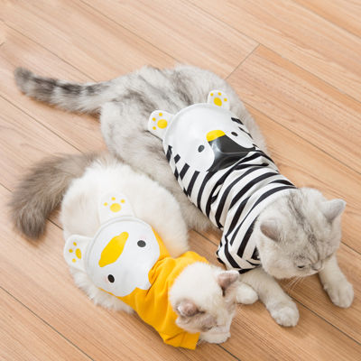 Cat Clothes Pet Cat Carton Vest Shirt autumnwinter Costume for Cats Kitten Shirts Kedi Clothing Pets Cat Outfit t-shirt