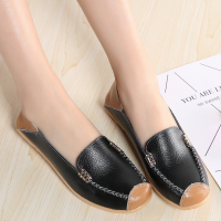 รองเท้าส้นเตี้ยสำหรับผู้หญิง Loafers รองเท้าสลิปออนลำลองรองเท้าสำหรับทำงาน Perempua Comfort ขนาดพิเศษรองเท้าผ้าใบส้นแบน