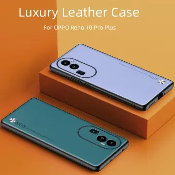 For OPPO Reno 10 5G Case Luxury PU Leather Matte Shockproof Back