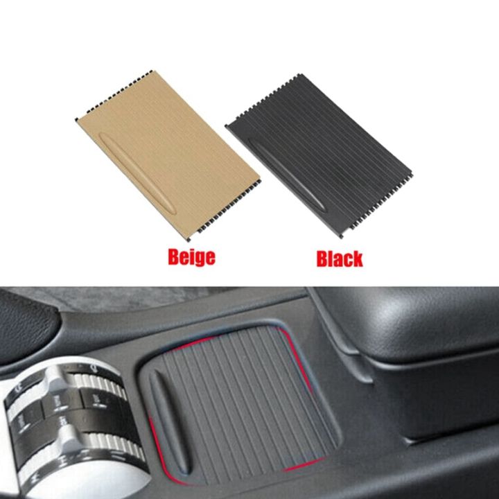 car-console-cup-holder-roller-blind-cover-trim-console-roller-blind-accessories-for-porsche-cayenne-2003-2010-7l5862531-black