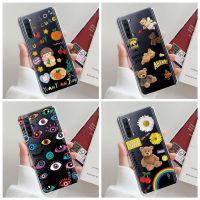 เคส Reno3 OPPO 5G / OPPO K7 5G / OPPO พบ X2 Lite เคสเจลลี่ใสเคสทีพียูนิ่มพิมพ์ลายสีสันสดใส