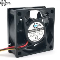 2pcs SXDOOL 6025 Silent Fan 12v Dc 60mm 60X60X25 Mm Sleeve 12V 0.18A 3 Wire Lead Server Inverter Pc Cpu Case Cooling Fan