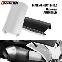 ○ For Kawasaki Z750 2008 2009 2010 2011 2012 2013 2015 Motorcycle Accessories Hot Springs Exhaust Inferno Heat Shield Z-750 Z 750