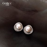 2023 Genuine  925 sterling silver needle pearl earrings feminine luxurious and high-end earrings 2023 new popular ear clip earrings