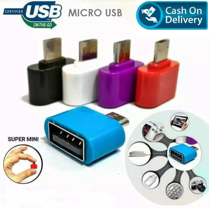 Usb Otg On The Go Micro Usb Adapter Lazada Indonesia