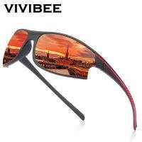 【CW】☈△┋  VIVIBEE Mirror Polarized Sunglasses Cycling Men Goggles UV400 Climbing Outdoor Elasticity Glasses