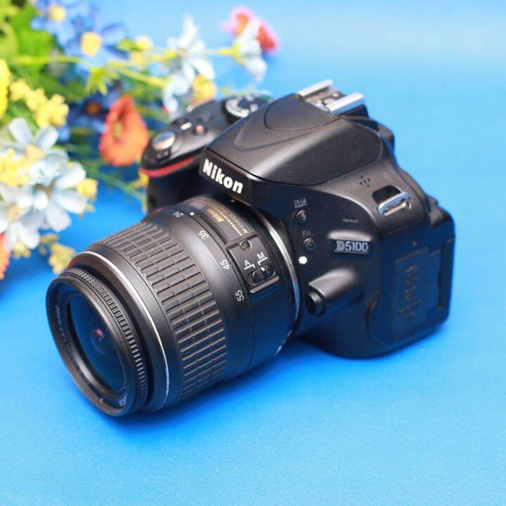 NIKON D5100 Lensa Kit 18-55mm Kamera DSLR Layar Flip | Lazada Indonesia