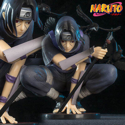 Figure ฟิกเกอร์ จากการ์ตูนเรื่อง Naruto Shippuden นารูโตะ ชิปปุเดง นินจาจอมคาถา โอ้โฮเฮะ ตำนานวายุสลาตัน Raven Uchiha Itachi อุจิวะ อิทาจิ Squat ท่าหมอบ Ver Anime อนิเมะ การ์ตูน มังงะ คอลเลกชัน ของขวัญ New Collection Doll ตุ๊กตา manga Model โมเดล