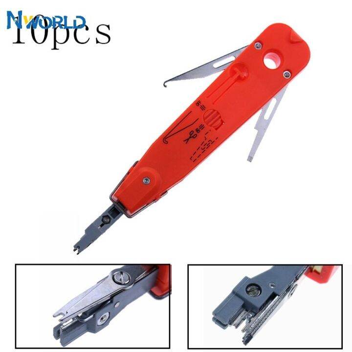10pcs LSAPlus Punch Down Tool For Phone RJ11 / LAN Network