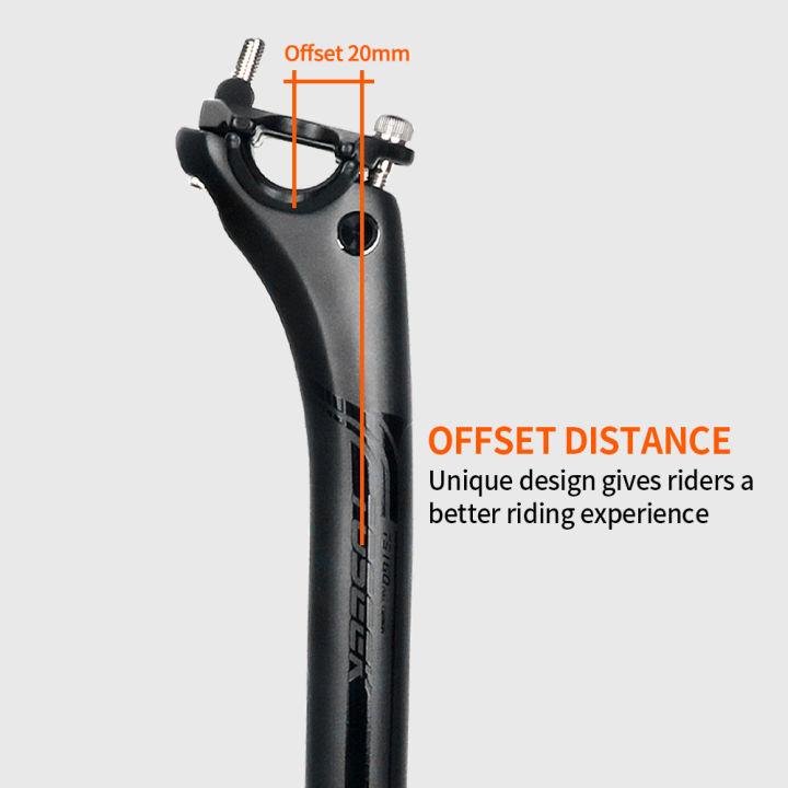 toseek-cod-จักรยานคาร์บอนไฟเบอร์-seatpost-ออฟเซต20มม-ชิ้นส่วนจักรยานขี่จักรยานน้ำหนักเบาความแข็งแรงสูงท่อที่นั่ง27-2-30-8-31-6มม-แกนเบาะนั่งจักรยา