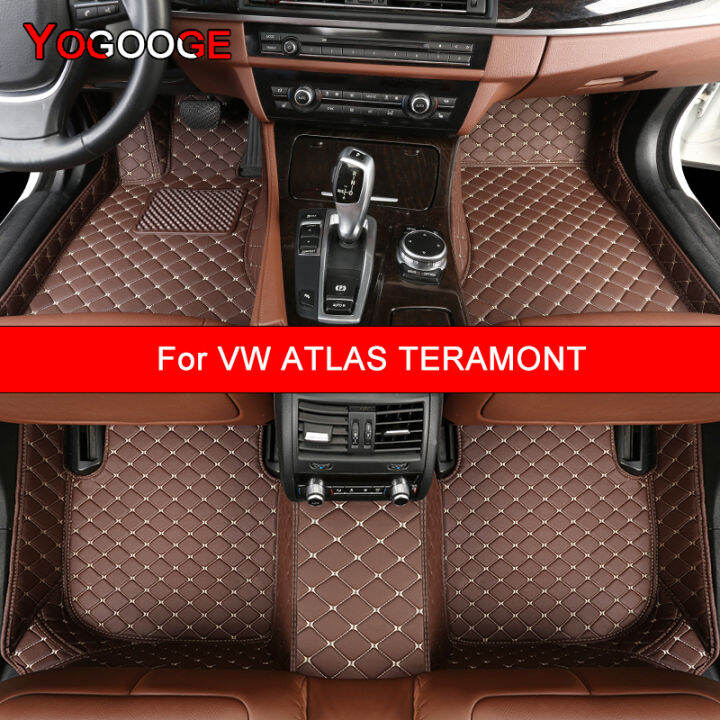 yogoogecustom-พรมปูพื้นรถยนต์สำหรับ-vw-atlas-teramont-อุปกรณ์รถยนต์พรมเท้า