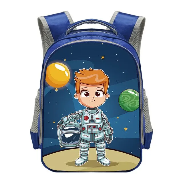 🎒 Planet / Astronaut Backpack for Boys Children Spaceship Pattern ...