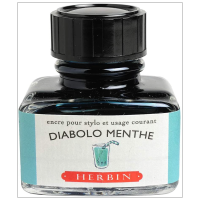 J HERBIN Fountain Pen Inks Diabolo menthe (C13033T) / น้ำหมึกสำหรับปากกาหมึกซึม สีฟ้าโซดามินท์ แบรนด์ J HERBIN จากประเทศฝรั่งเศส