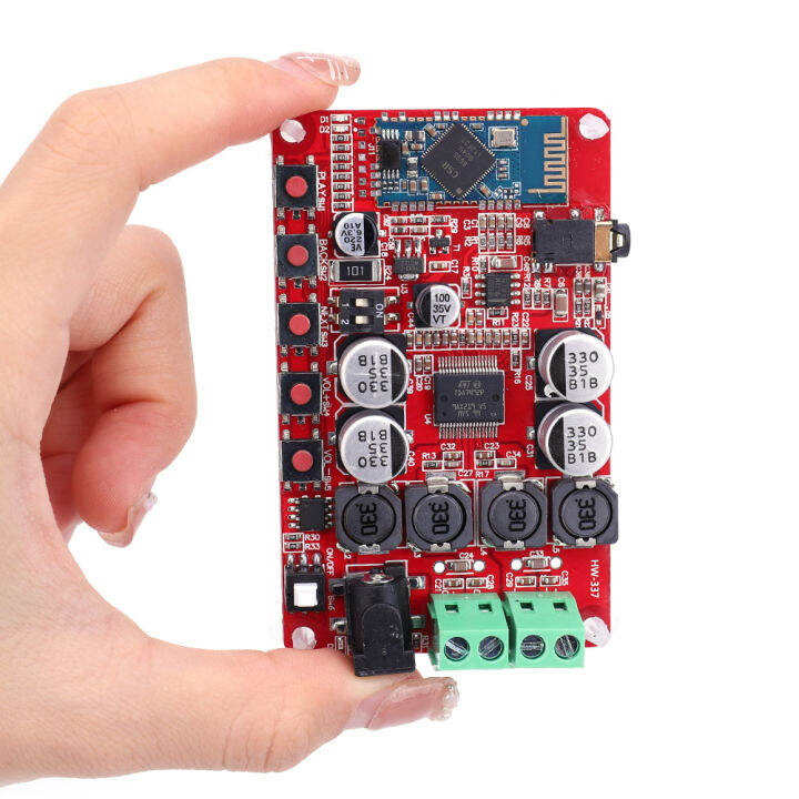 tda7492p-เครื่องขยายเสียงเพลงดิจิตอลโมดูล-dc-8-25v-รองรับตัวรับสัญญาณระบบเสียงแบบไร้สาย-csr4-0ได้กับเอาต์พุต3-5มม-50w-50w-สำหรับลำโพง-diy