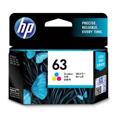 HP หมึกพิมพ์ Inkjet รุ่น hp 63co  Color