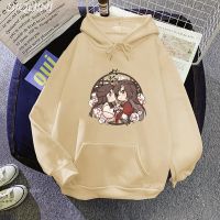 Tian Guan Ci Fu Cartoon Print Hoodie Women Kawaii Clothing Streetwear Long Sleeve Oversized Sweatshirt Sportswear Girl Casual Size Xxs-4Xl