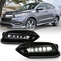 Car LED Fog Lights Driving Lamps with Wiring Harness &amp; Switch for Honda HR-V HRV 2019-2020