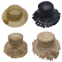 [COD] 2020 Hot New Raffia Hollow Hat Basin Beach Sunshade Fashion