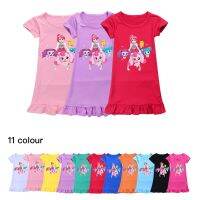 2022 Ice Silk Nightgown Twinkle Catch Teenieping Children Clothes Girls Dresses Kawaii Pajamas Teenages Gilr Homewear Nightdress  by Hs2023