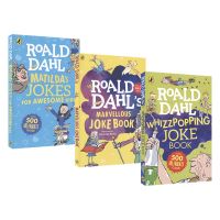 Roald Dahl S marvellous joke book Roland Dahls hilarious jokes collection 3 volumes short jokes fun English reading English extracurricular reading English original childrens books